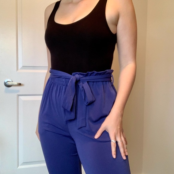 BCBG Paperbag Waist Trousers - Picture 2 of 11